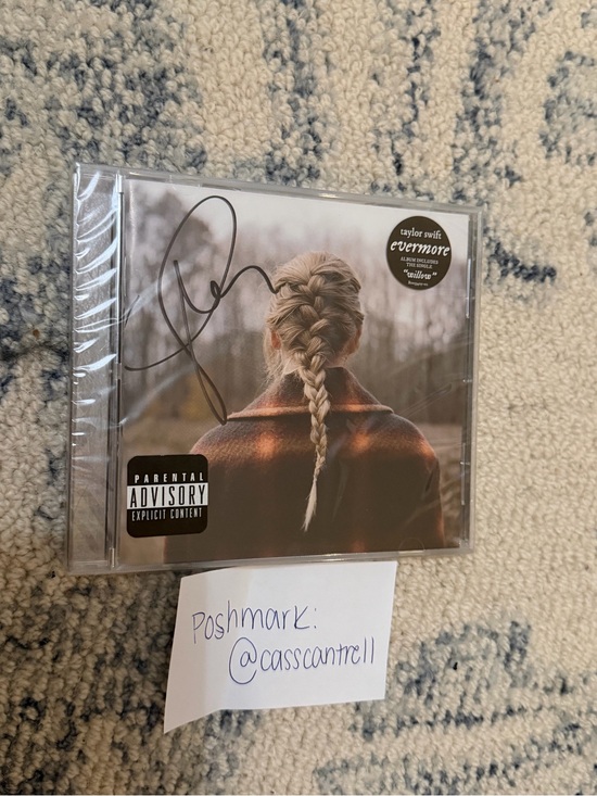 Taylor Swift Other - Taylor Swift Sealed Autographed Evermore CD